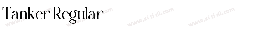 Tanker Regular字体转换 Tanker Regular字体转换